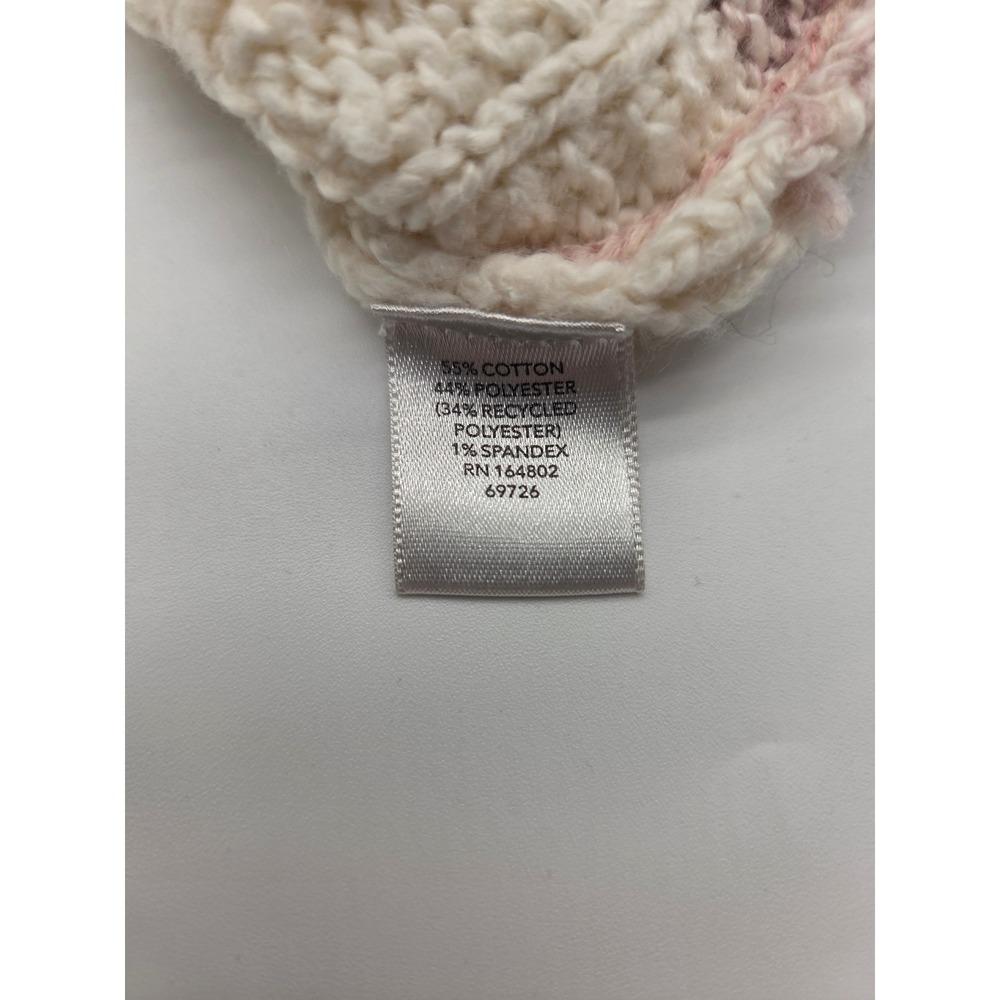 Christopher & Banks Women's L Pink Cream Colorblock Knit Sweater NWT 101-781 - Picture 4 of 5